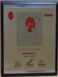 Mattel Montoi S.A. de C.V. - Five Year of Excellence